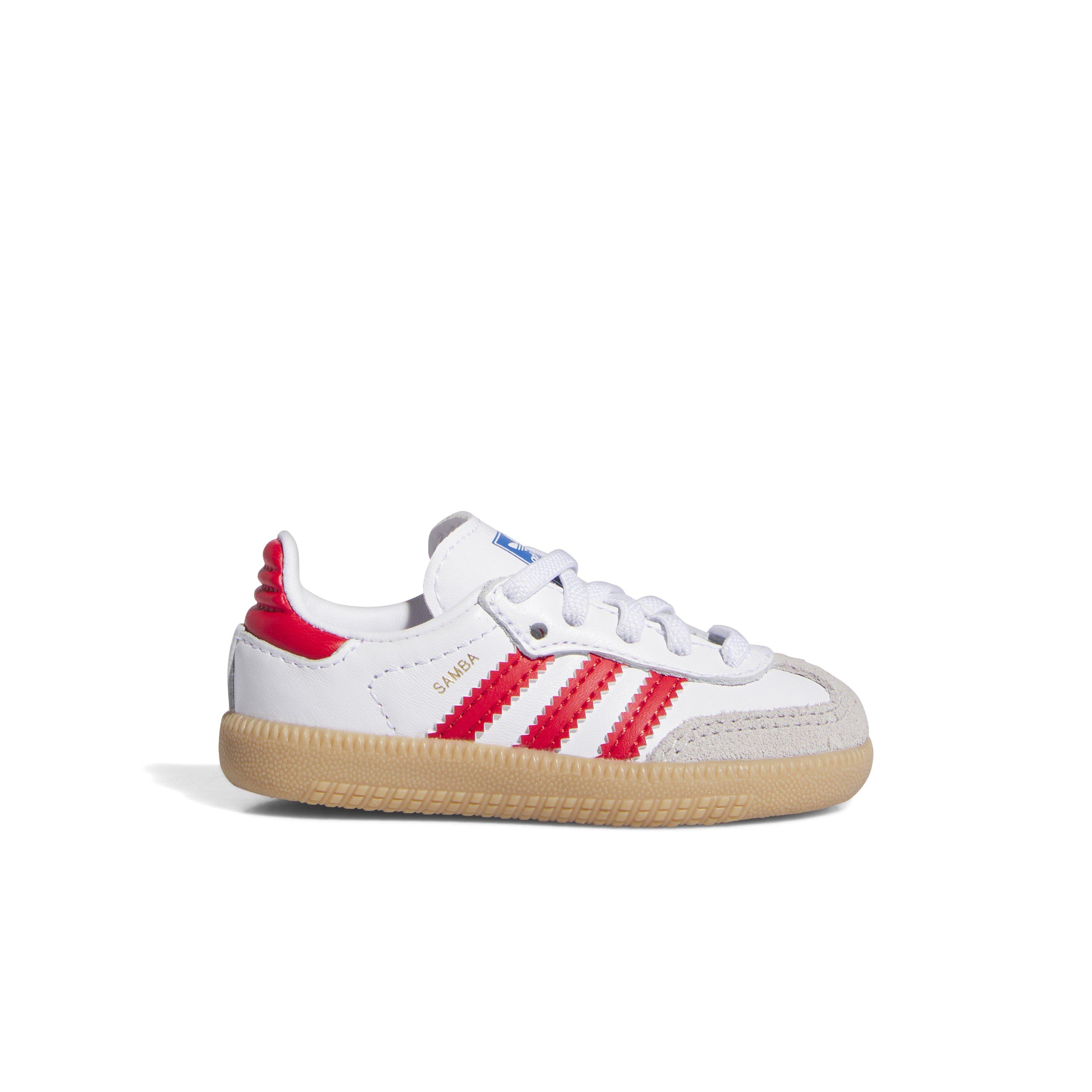 adidas Originals Samba "White/Red" Toddler Boys' Shoe - WHITE/RED